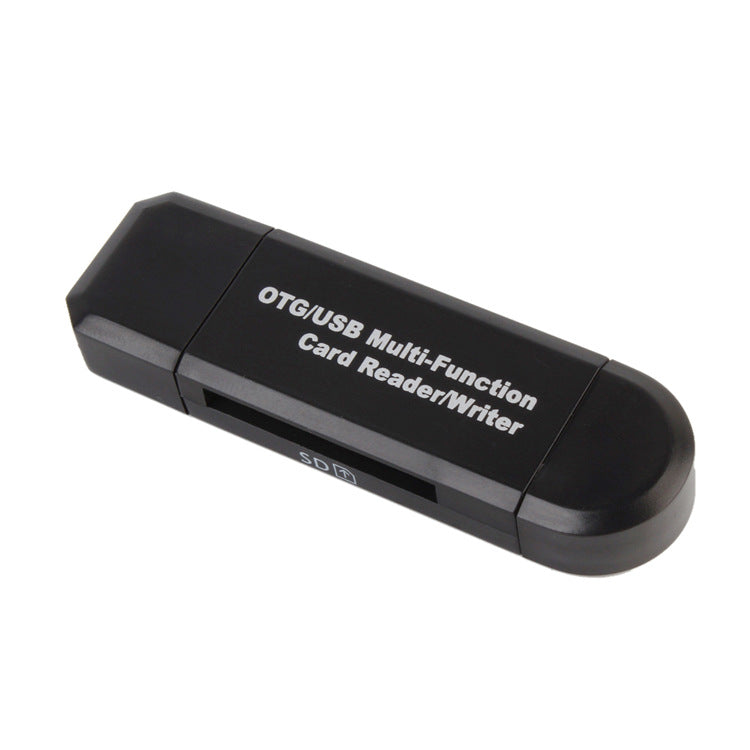 USB OTG Card Reader - SD & MicroSD for Phones, Tablets & Computers