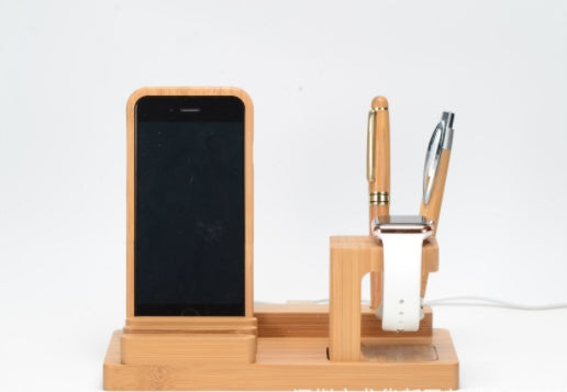 compatible-with-apple-bamboo-wood-andmobile-applewatch-bracket-charging-wooden-bracket-multi-function-flat-cell-phone-base