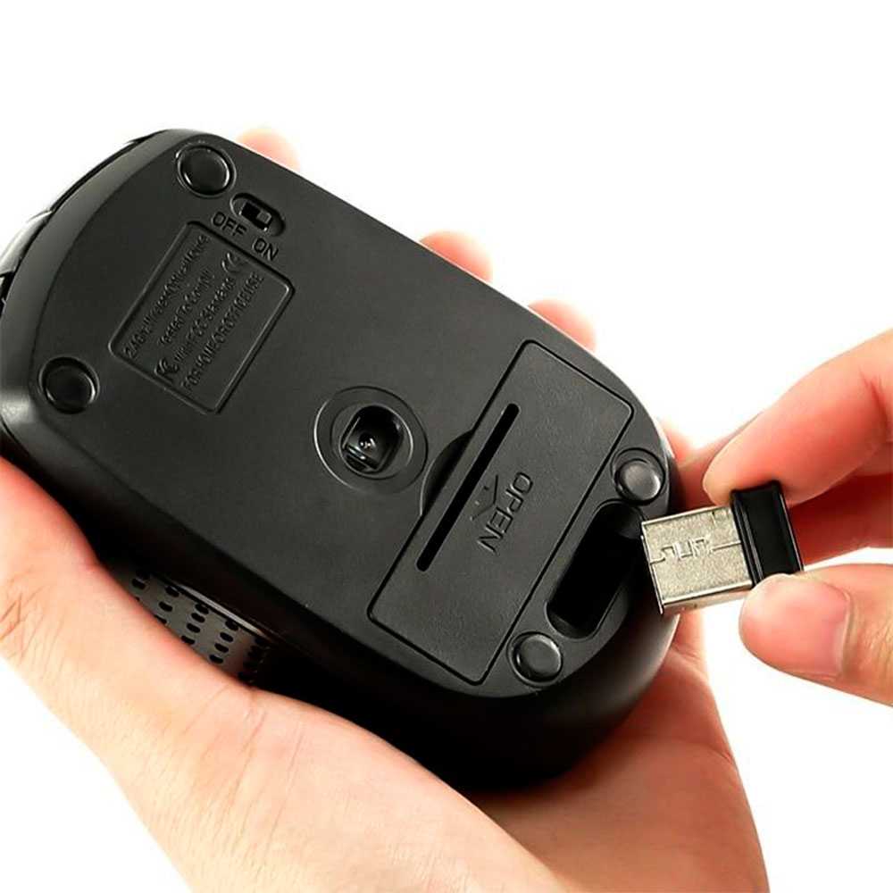 Mini Wireless Silent Optical Mouse - Ultra-Thin, Four-Way Scroll Wheel | Laptop & Desktop