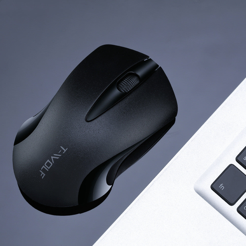 2.4GHz Wireless Business Mouse - 1600 DPI, Touch Scroll Wheel, Ergonomic | Pink, White & Black