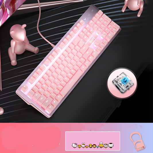 pink-real-mechanical-keyboard-and-mouse-set-girls-cute-gaming-games-dedicated-wired-green-axis-red-axis-girl-heart-luminous-wired-notebook
