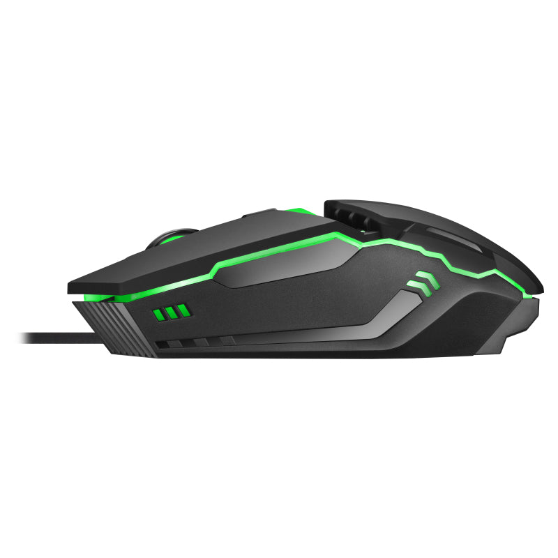 M3 Wired Optical Mouse - 800/1200/1600 DPI, 37 IPS Tracking, 102G Acceleration | USB | Black