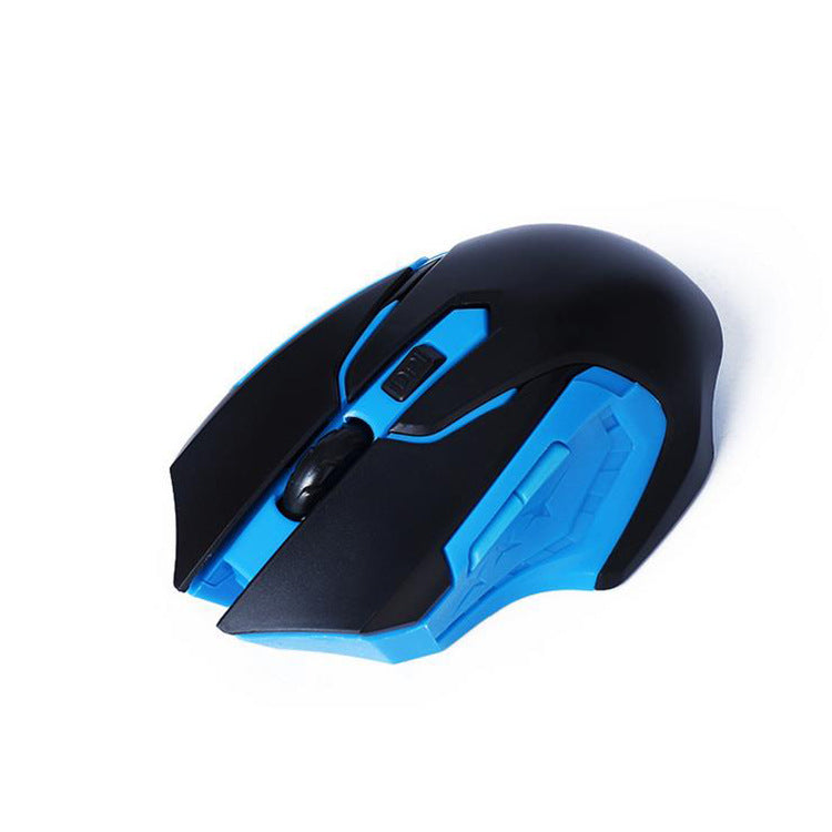 2.4GHz Wireless Gaming Mouse - 1000 DPI, 6 Buttons | Red, Black, White & Blue