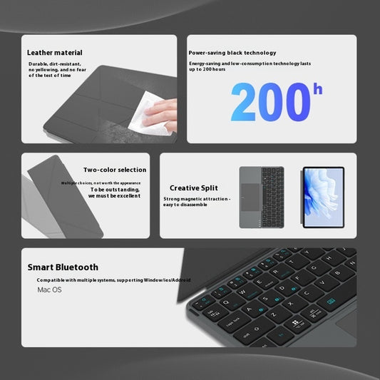 Wireless Bluetooth Folding Keyboard for Mobile Phone & Tablet - Portable & Compact