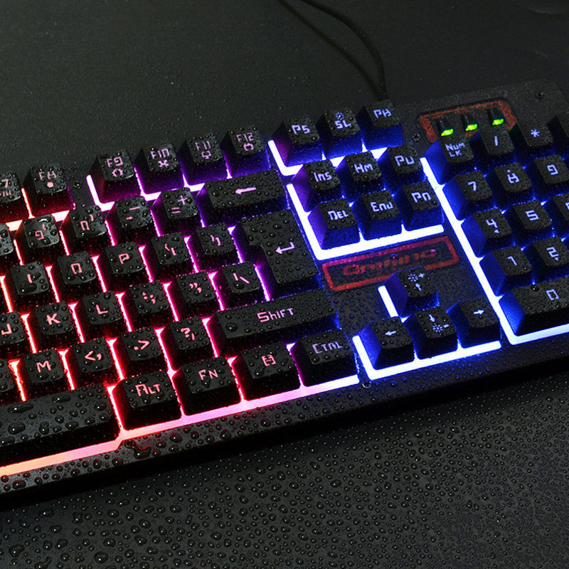 K13 Wired Gaming Keyboard & Mouse Combo - 1600 DPI, USB | Black