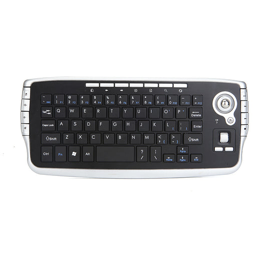 Mini 2.4G Wireless Keyboard with Integrated Touchpad - 78 Keys, Multimedia Shortcuts