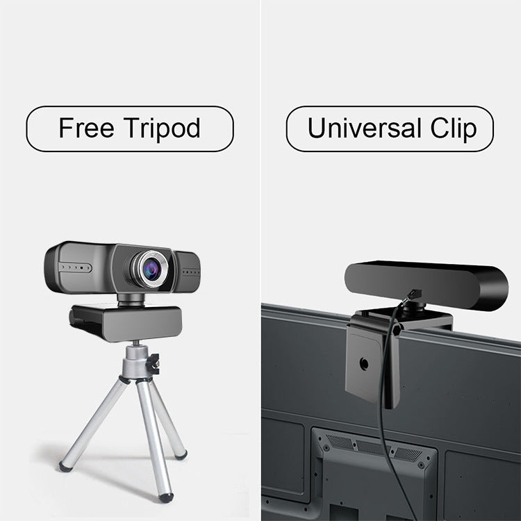 1080p Full HD USB Webcam - Plug & Play for Video Calls & Streaming
