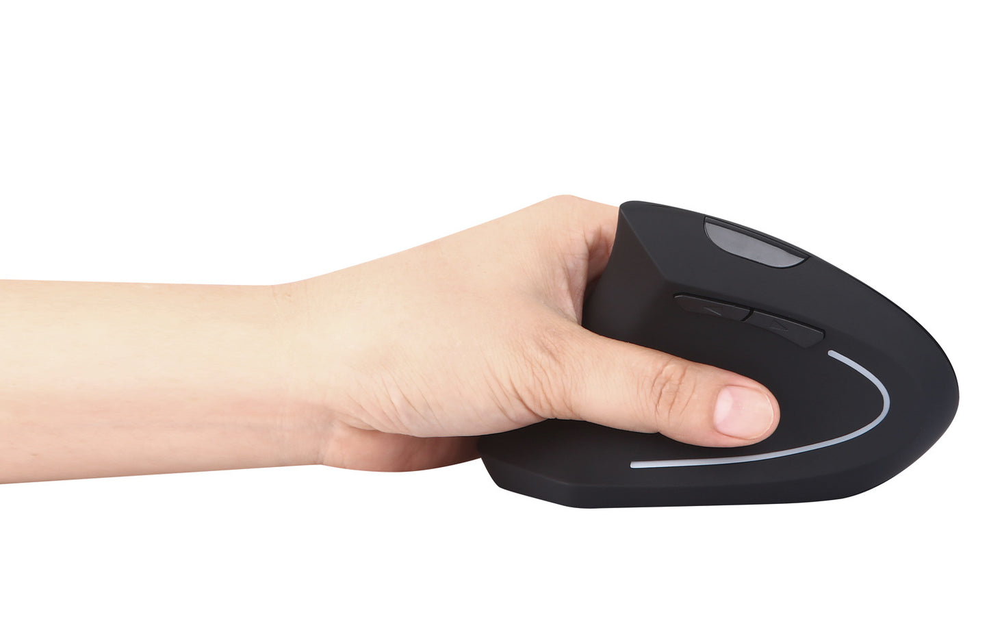 Wireless Vertical Ergonomic Mouse for Left-Handers - 800/1200/1600 DPI, 6 Buttons