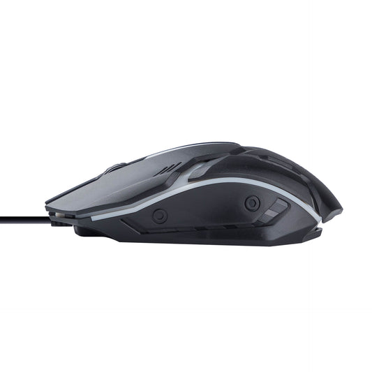 Wired Optical Mouse - 1000 DPI, USB, Slim Profile | Black