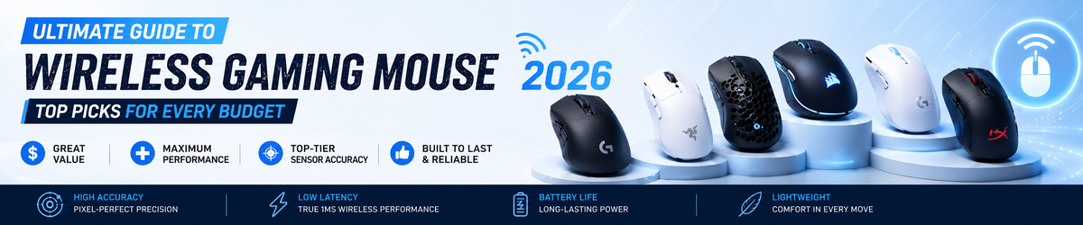 Best wireless gaming mice for different budgets in 2026