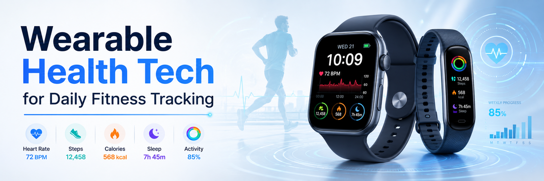 Wearable Health Tech for Daily Fitness Tracking