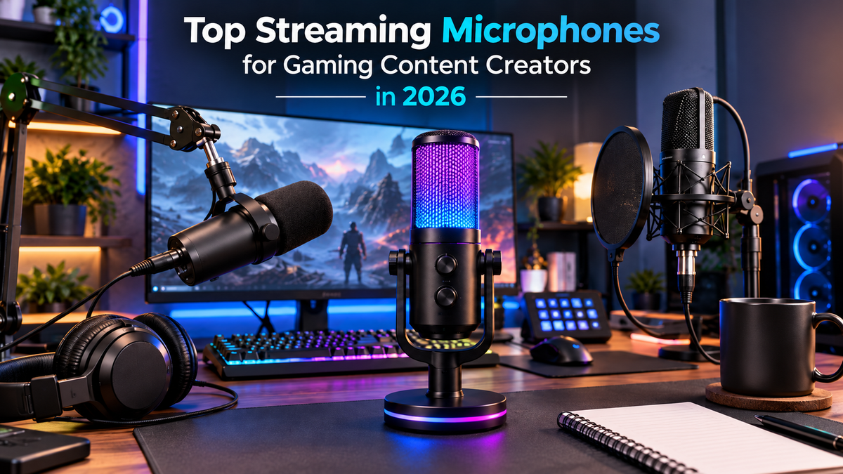 Top streaming microphones for gaming content creators in 2026