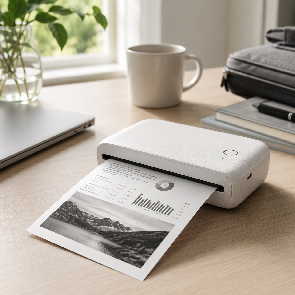 Portable printers for documents, labels, receipts and mobile printing