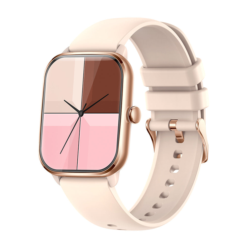 Full-Screen Smart Watch – 1.9" Bluetooth Calling, Heart Rate, SpO2 & Sleep Tracker – Blackbracelet