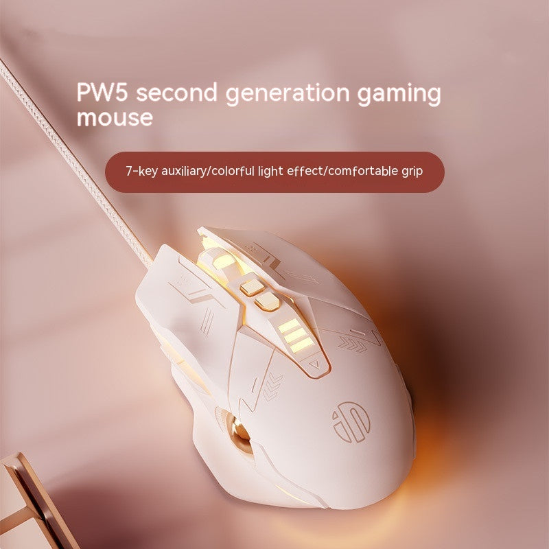 Wired USB Optical Mouse - Ergonomic Design, 1.5m Cable, Plug & Play