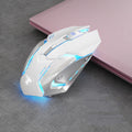 Silent Rechargeable Wireless Mouse - 1600 DPI, 7 Buttons, 2.4GHz | 5 Styles