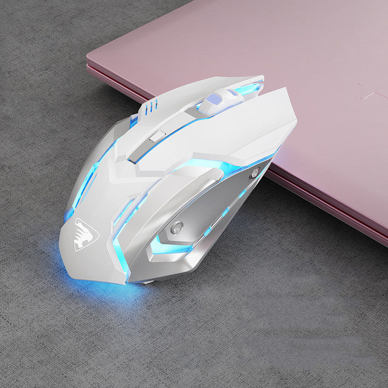 Silent Rechargeable Wireless Mouse - 1600 DPI, 7 Buttons, 2.4GHz | 5 Styles