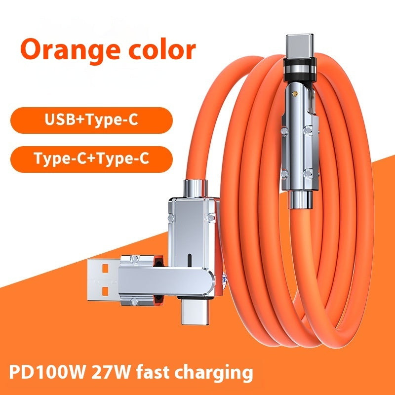 Zinc Alloy Fast Charging Cable - Lightning & USB-C | 8 Colours | 1m