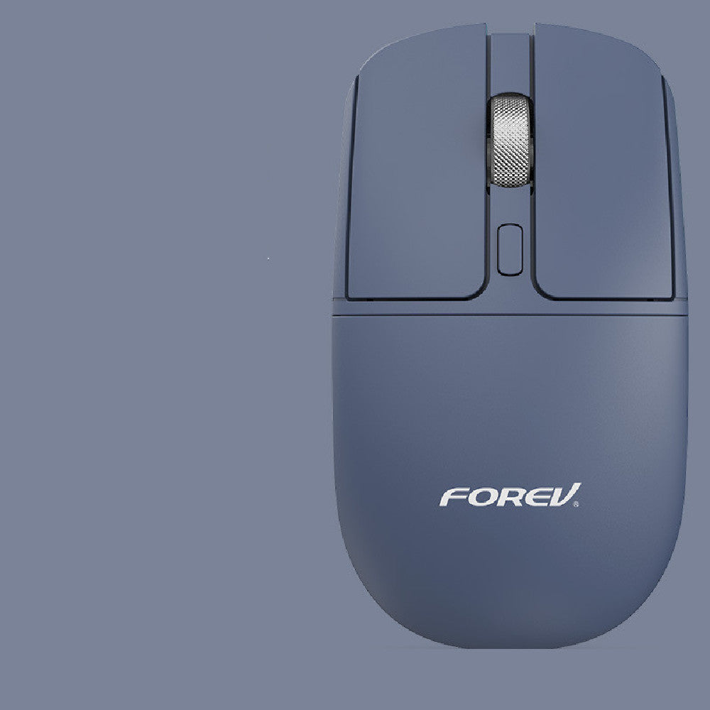 Slim Silent Bluetooth & 2.4G Wireless Mouse - Portable, Ultra-Flat | Black, Gray, Red, Dark Green & Dark Blue