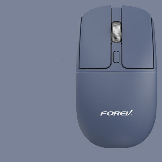 Slim Silent Bluetooth & 2.4G Wireless Mouse - Portable, Ultra-Flat | Black, Gray, Red, Dark Green & Dark Blue