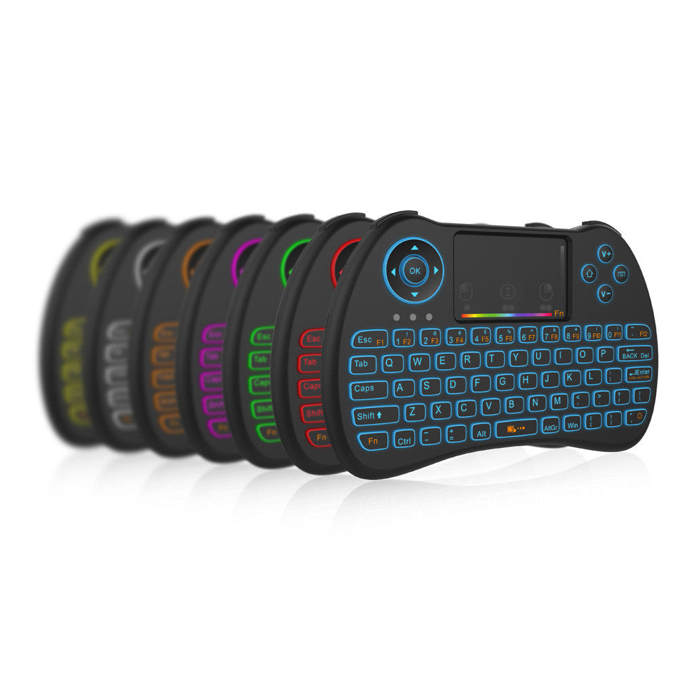 H9 Wireless Backlit Colourful Touch Remote Control Keyboard – product image 1 | Fidmat24 Tech Market