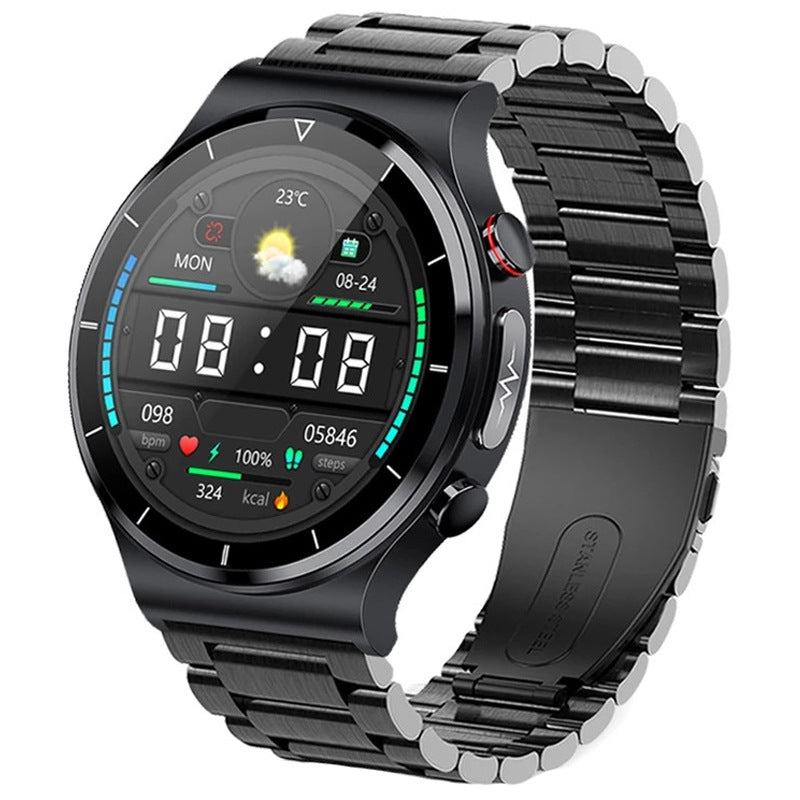 Smart Watch – 1.32" Wireless Charging, Metal Case & Premium Strap Options