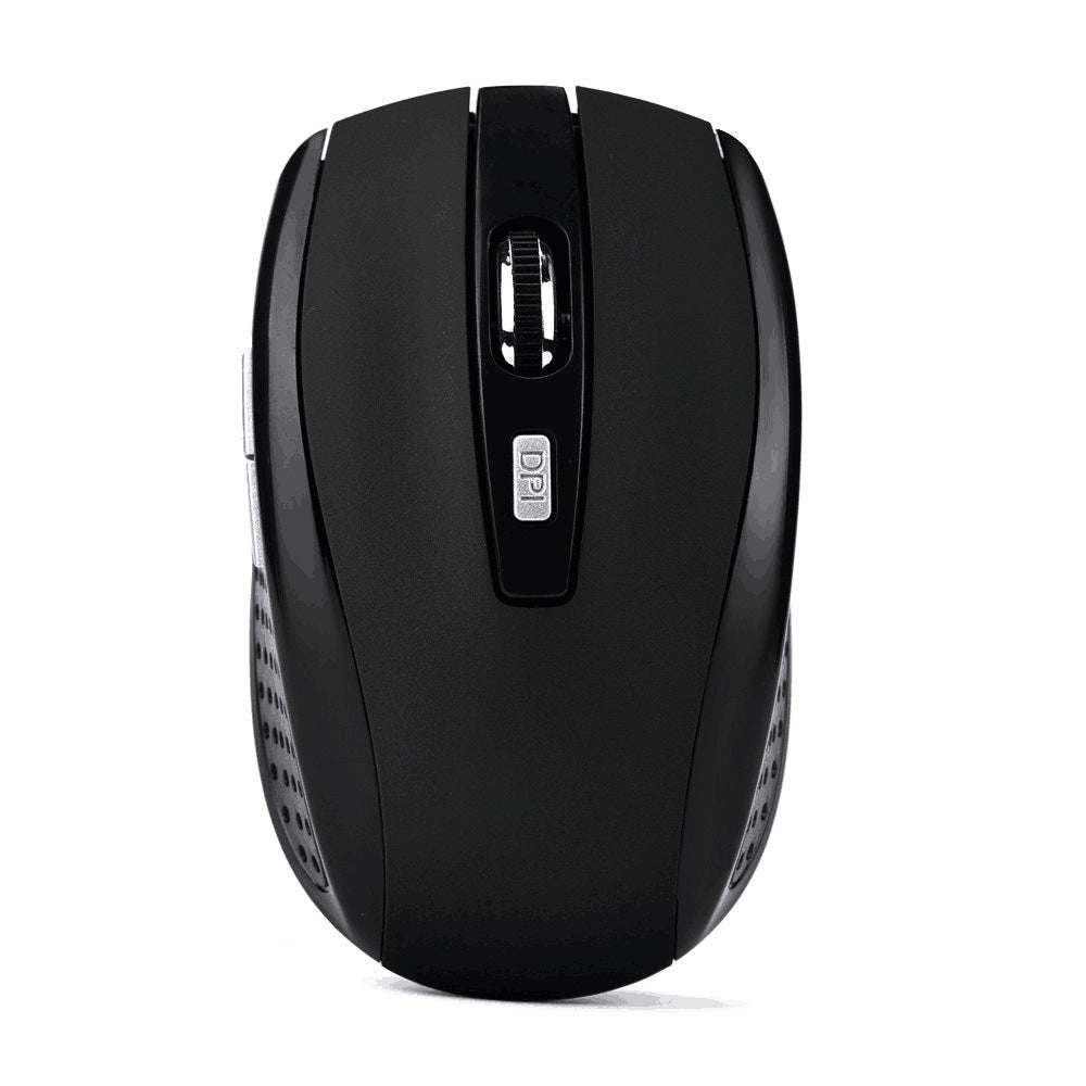 7500 Wireless Matte Optical Mouse | 2.4G | 1200 DPI | 6 Buttons | Black, Silver & Blue