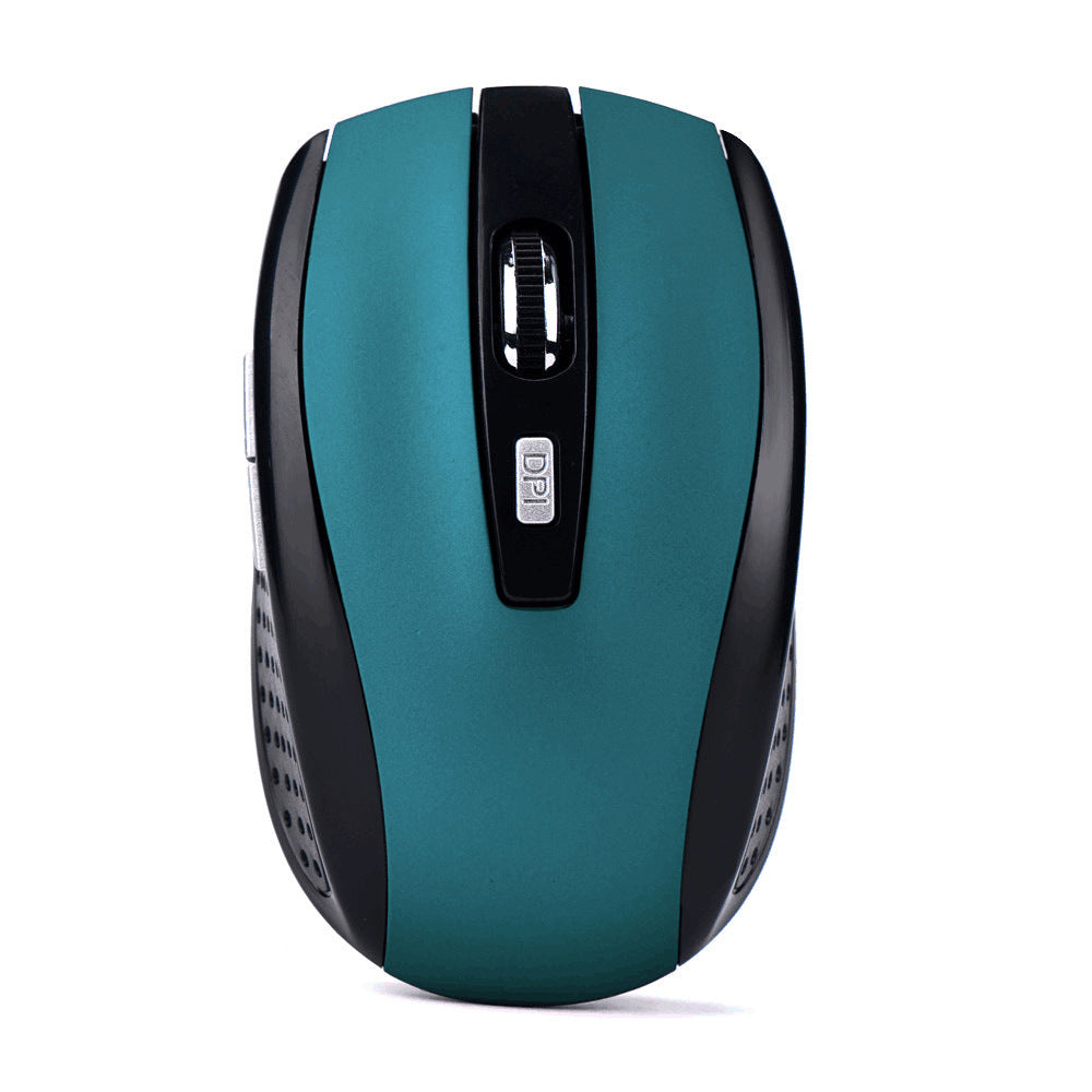 7500 Wireless Matte Optical Mouse | 2.4G | 1200 DPI | 6 Buttons | Black, Silver & Blue