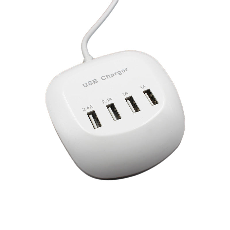 Multi-Port USB Wall Charger - 2.4A Fast Charging for Phones & Tablets