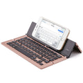 F18 3-Fold Aluminium Bluetooth Keyboard - 58 Keys, 10m Range, 50M Keystroke Life