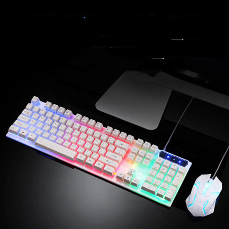 BOSSTON 8310 Wired Keyboard & Mouse Combo - USB Backlit Gaming Set