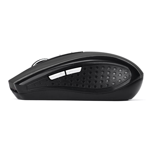7500 Wireless Matte Optical Mouse | 2.4G | 1200 DPI | 6 Buttons | Black, Silver & Blue