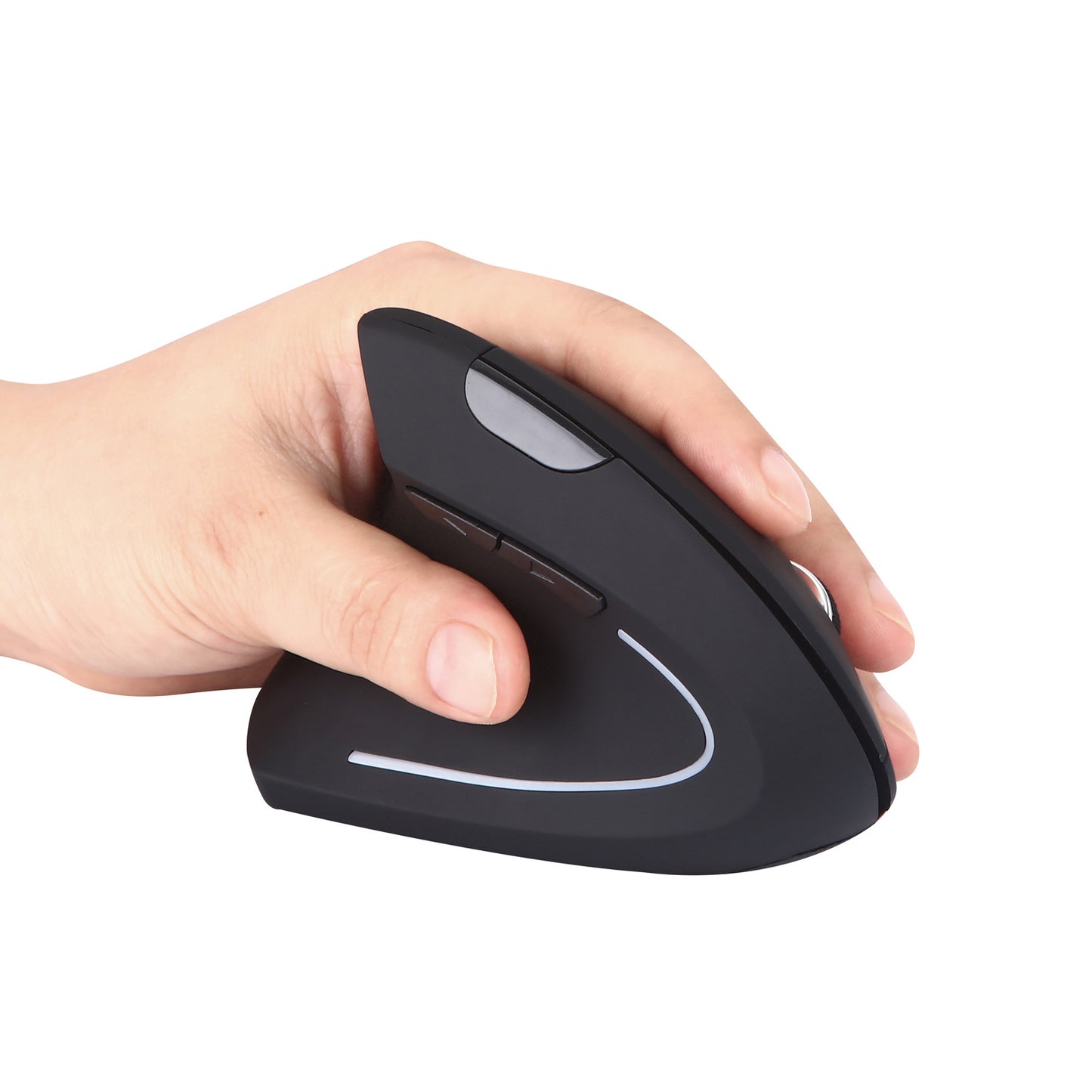 Wireless Vertical Ergonomic Mouse for Left-Handers - 800/1200/1600 DPI, 6 Buttons