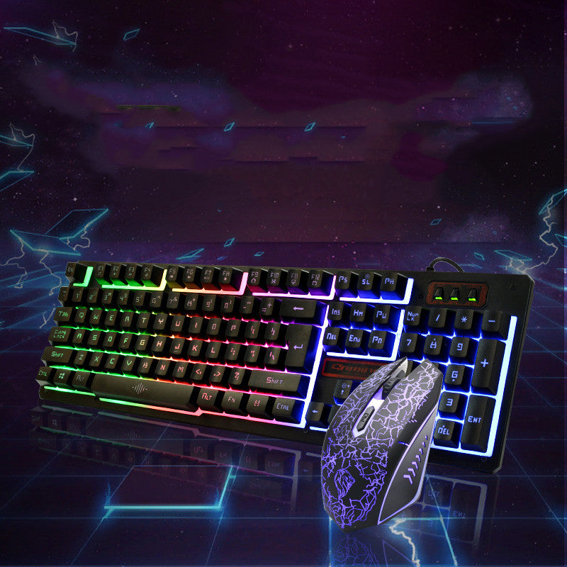 K13 Wired Gaming Keyboard & Mouse Combo - 1600 DPI, USB | Black
