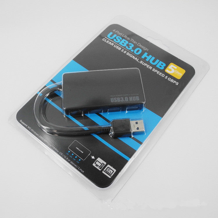 Powered 4-Port USB 3.0 Hub - 5Gbps with External Power Supply