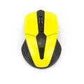Wireless Gaming Mouse 2.4G USB | 4-Button 1600 DPI | Yellow, Gray & Red