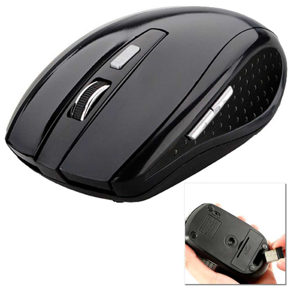 Mini Wireless Silent Optical Mouse - Ultra-Thin, Four-Way Scroll Wheel | Laptop & Desktop