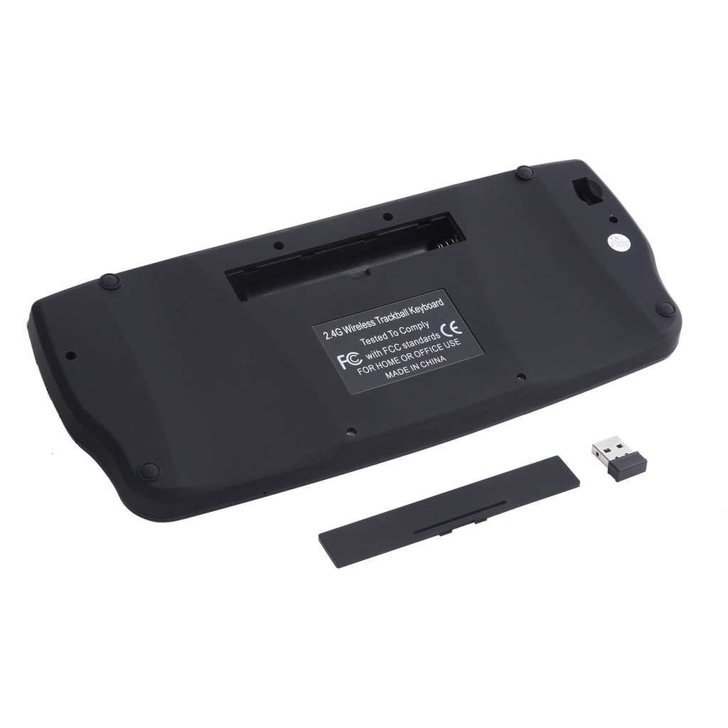 Mini 2.4G Wireless Keyboard with Integrated Touchpad - 78 Keys, Multimedia Shortcuts