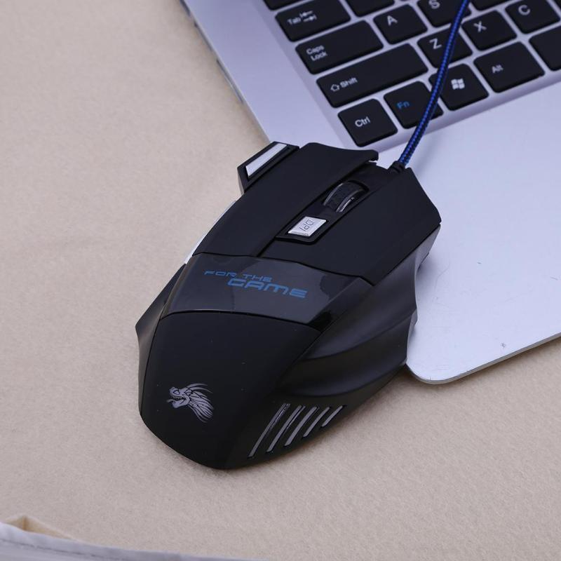 RGB Wired Gaming Mouse - 5500 DPI, 7-Colour LED, Multiple Models