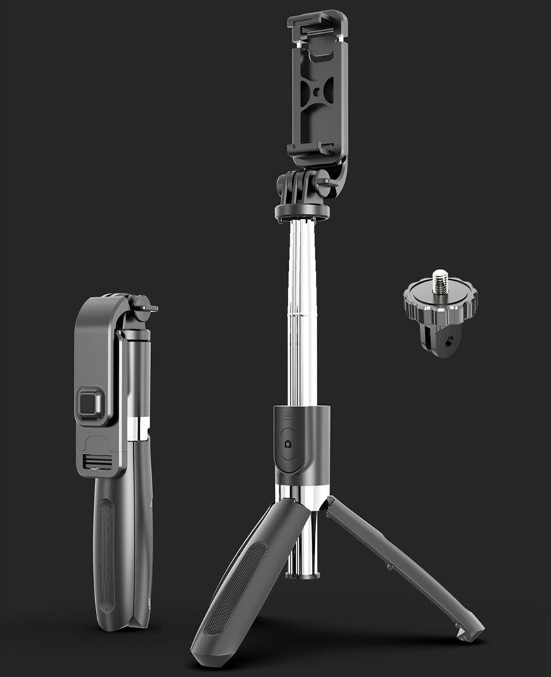 compatible-with-apple-tripod-selfie-stick-mobile-universal-live-triangle-bracket-one-bluetooth-selfie-artifact