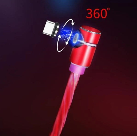 1m-elbow-streamer-data-cable-magnetic-usb-type-c-micro-cable-fast-chargeing-cable