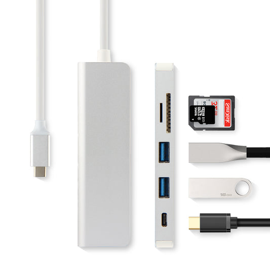 USB-C Hub for MacBook - HDMI, 3x USB 3.0, SD/TF Card Readers