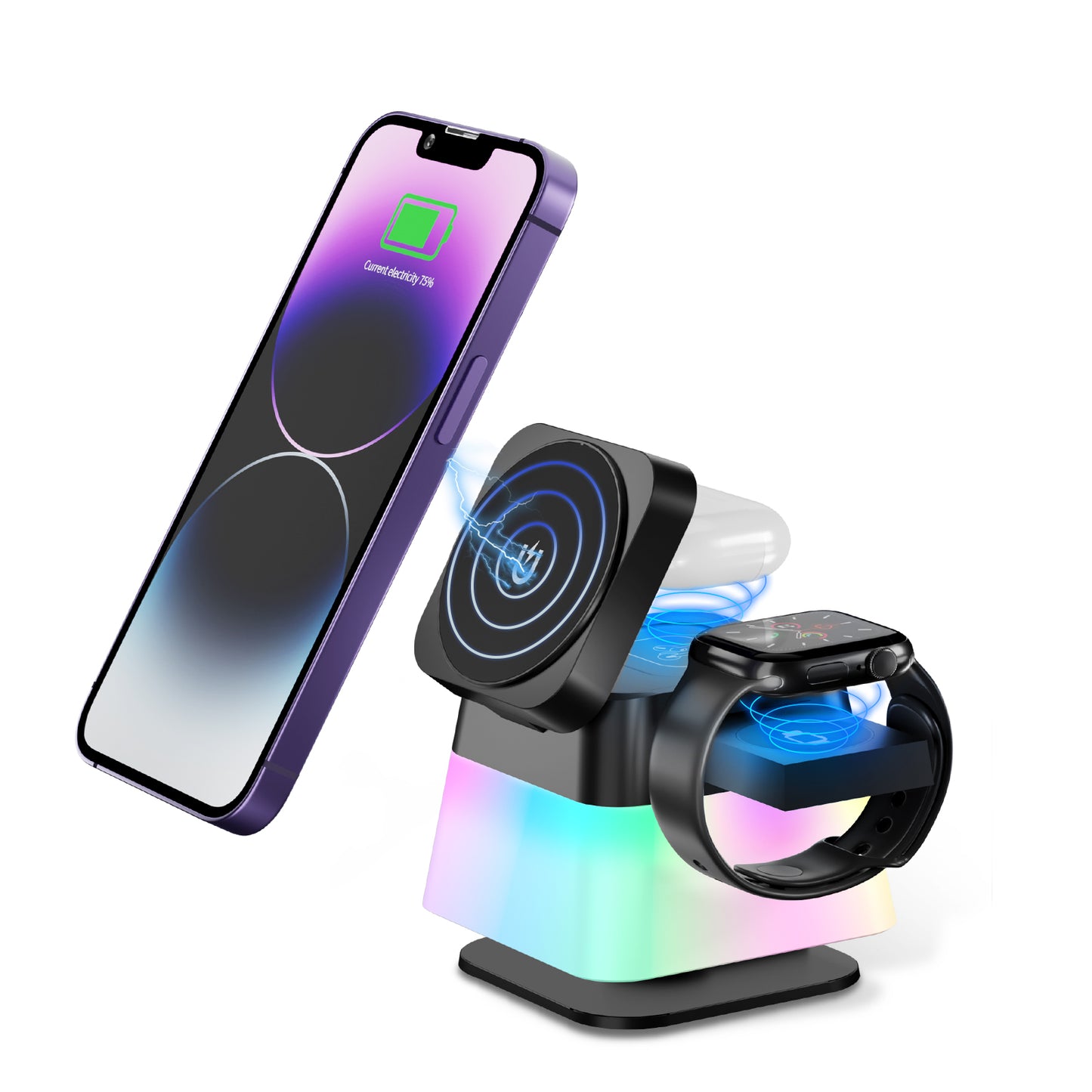 4-in-1-rotatable-colorful-lighting-wireless-charger-stand-for-phone-15-14-13-12-pro-max-8-7-holder-magnetic-fast-charging-station