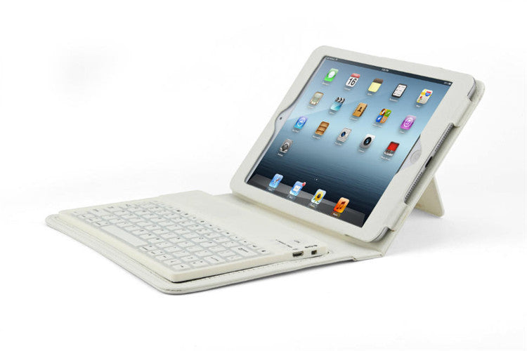 iPad Mini 1/2/3/4 Waterproof Silicone Bluetooth Keyboard Case - 55hr Battery, 60-Day Standby