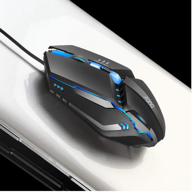 M3 Wired Optical Mouse - 800/1200/1600 DPI, 37 IPS Tracking, 102G Acceleration | USB | Black
