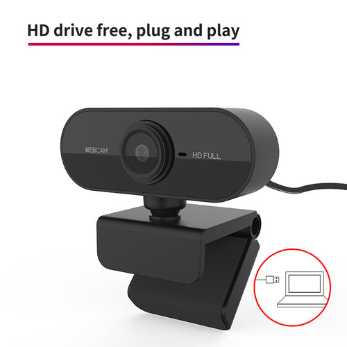 1080p HD USB Webcam with Built-in Microphone – view 3