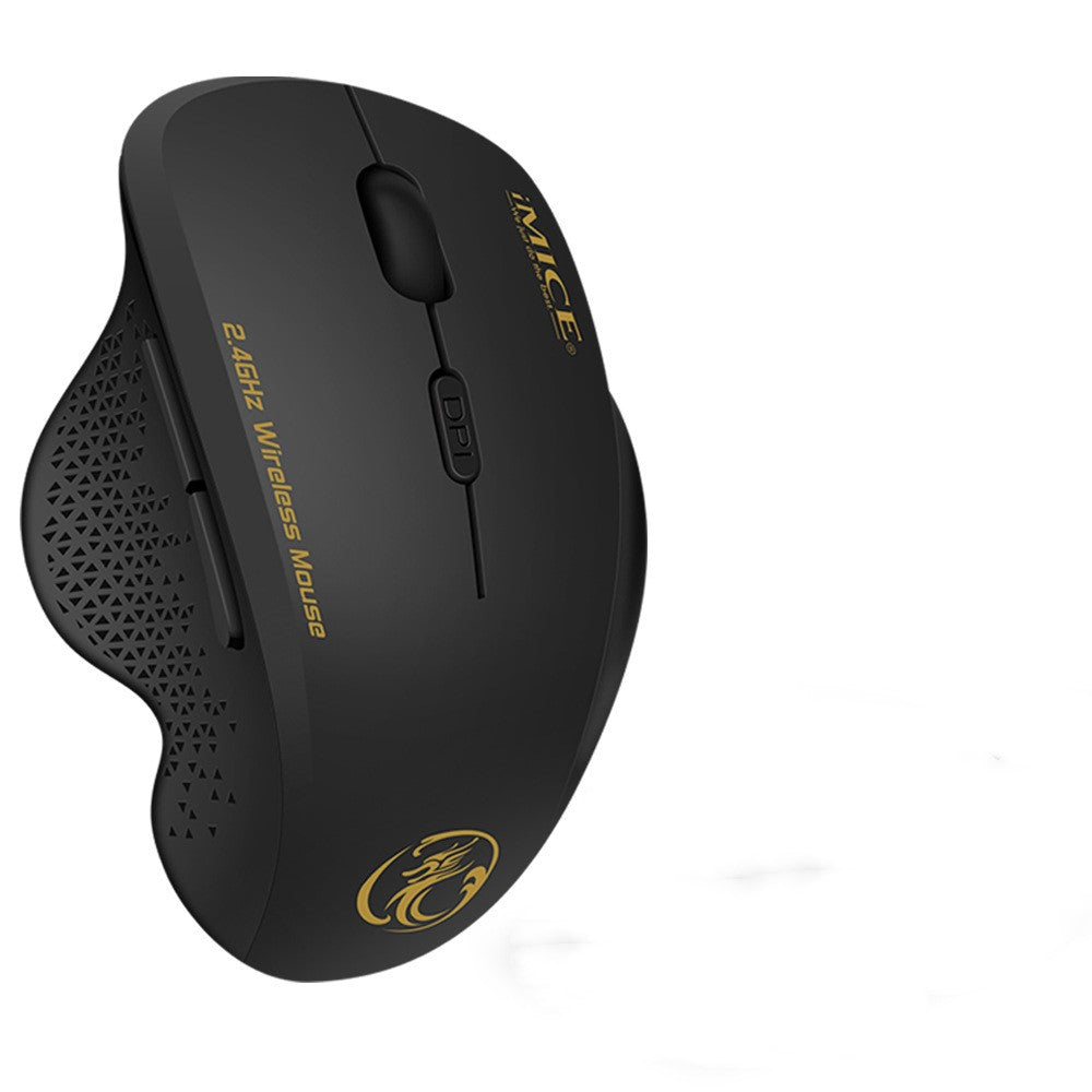 G6 2.4GHz Wireless Gaming Mouse - Touch Wheel, 6 Buttons, 10m Range | Black Iron Grey, Obsidian Black & Ruby Red