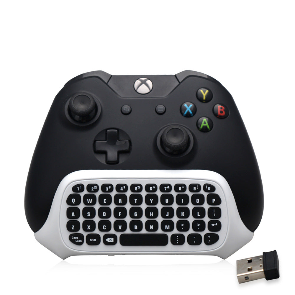 Xbox Controller Chat Pad Keyboard | 2.4GHz Wireless | 8–10m Range | ABS | Third-Party Accessory | White & Black – product image 3 | Fidmat24 Tech Market