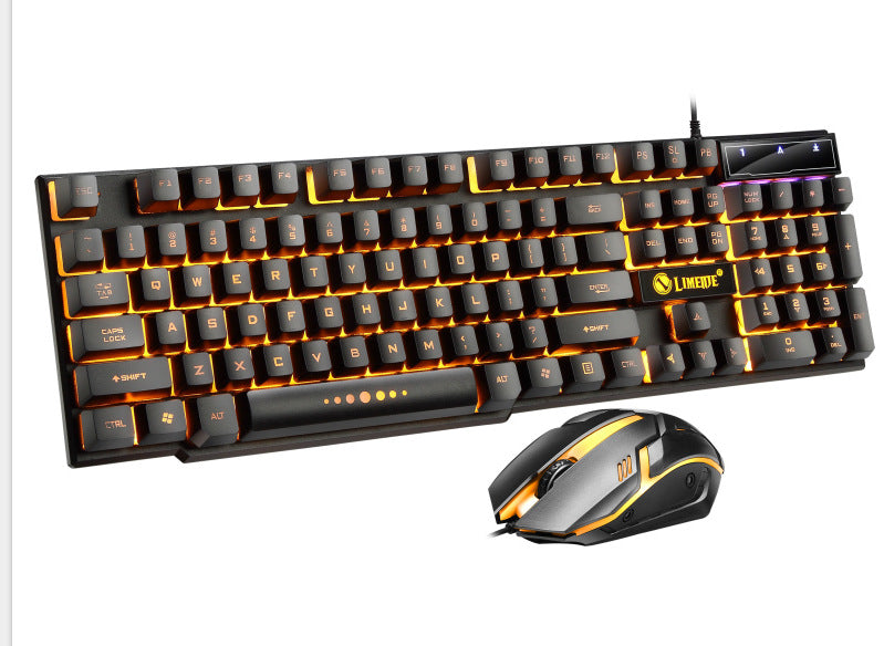 GTX300 Wired Backlit Gaming Keyboard - 104 Keys, USB | Black, Black & White, Black & Orange, White