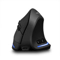 F35 Wireless Vertical Gaming Mouse - 1600 DPI, 6 Buttons, USB Rechargeable | Black